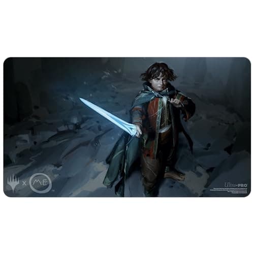 Image of Ultra PRO - The Lord of The Rings: Tales of Middle-Earth Playmat Featuring: Frodo for Magic: The Gathering Protect Cards During Gameplay, Use as Mousepad, & Desk Mat