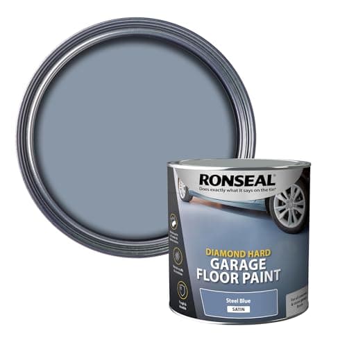 Image of Ronseal DHGFPB25L 2.5L Diamond Hardgarage Floor Paint - Steel Blue