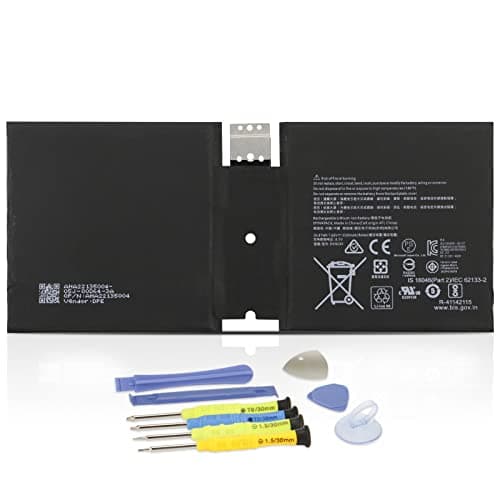 Image of DYNU01 G16TA047H Tablet Battery for Microsoft Surface Go 2 2020 Model 1901 1926 1927 2-in-1 10.5-inch Tablet Wifi LTE i5 i7 4425Y m3-8100y Touch-Screen Replacement Battery with Tools 26.81Wh 3500mAh