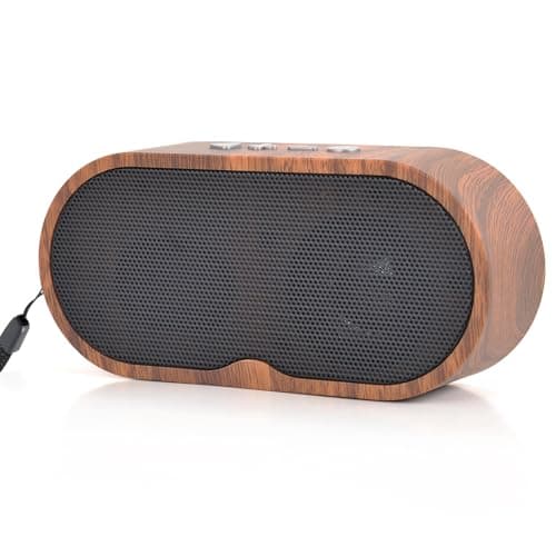 Image of ZZOSRDR Bluetooth Speaker, Portable Wireless Speakers Bluetooth 5.3 Speaker with 3D Stereo HiFi Bass, 1200mAh Battery, 15 Hour Playtime, Support Bluetooth/U-Disk/TF Card