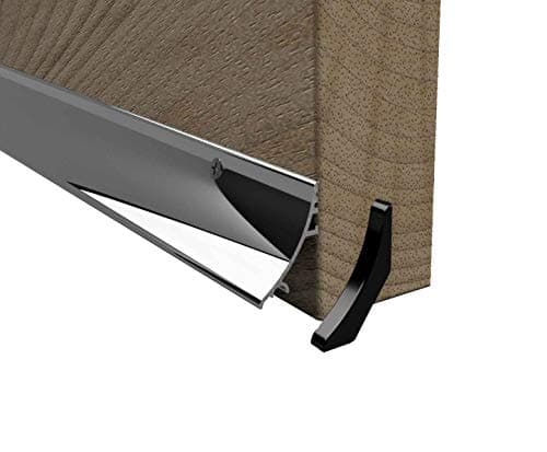 Image of Stormguard Rain Deflector Chrome 914mm Door Water Weather Bar 32mm