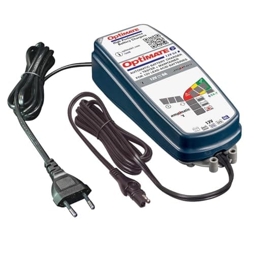 Image of TECMATE OPTIMATE 6 AMPMATIC 6A BATTERY CHARGER (Ref TM360)
