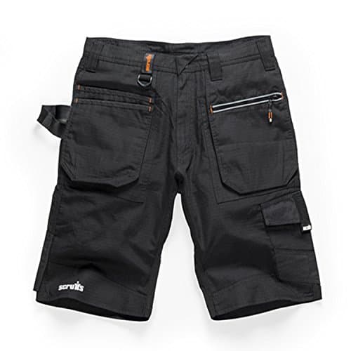 Image of Ripstop Men's Work Shorts (34" Waist) Black