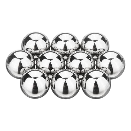 Image of sourcing map 10Pcs 10mm Bearing Balls, 440C Stainless Steel, G10 Precision Balls for Bearings Bicycles Casters Automotive Part and DIY, (Mirror Polished)