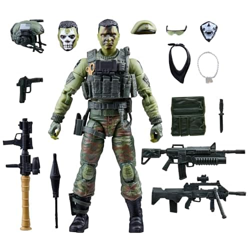 Image of G.I. Joe Classified Series Legacy Collection: Action Soldier - Special Forces, Collectible 15-cm Action Figure Set with 16 Accessories