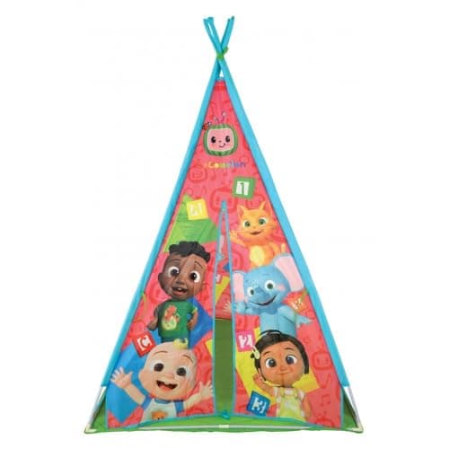 Image of CoComelon Kids' Tepee Play Tent - Officially Licensed Design for Imaginative Indoor & Outdoor Play and Adventures Age 2+