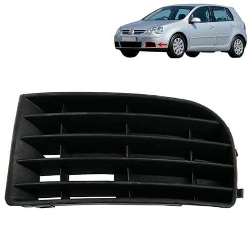 Image of ROBUST Front Bumper Grille Fog Light Cover Left Passenger Side for Volkswagen Golf 5 1K0853665 1K08536659B9 2003-2008