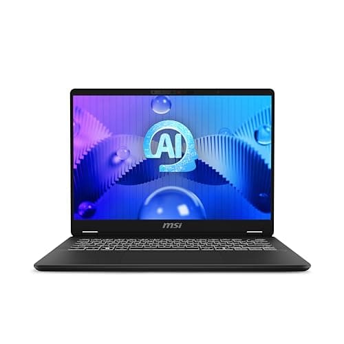 Image of MSI Prestige 14 AI Studio Laptop - (14" 16:10 FHD+ panel, Latest Intel Core Ultra 7 155H, NVIDIA GeForce RTX 3050, 32GB RAM,1TB NVMe PCIe SSD, Intel WIFI 7BE, Windows 11 Home) -Stellar Grey