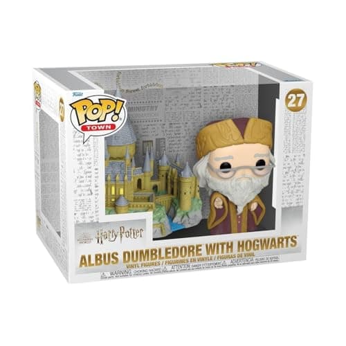 Image of Funko Pop! Town: HP Anniversary - Albus Dumbledore With Hogwarts - Harry Potter - Collectable Vinyl Figure - Gift Idea - Official Merchandise - Toys for Kids & Adults - Movies Fans