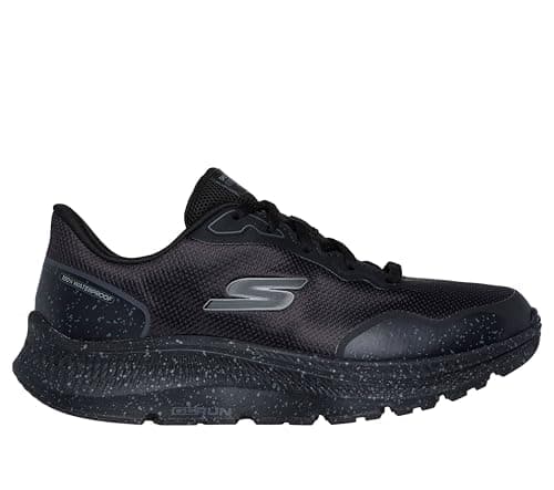 Image of Skechers Women's Go Run Consistent 2.0 Piedmont Sneaker, Black Textile/Black Trim, 8 UK