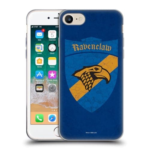 Image of Head Case Designs Officially Licensed Harry Potter Ravenclaw Crest Sorcerer's Stone I Gel Case [Military Grade Protection] Compatible with Apple iPhone 7/8 / SE 2020 & and Compatible with MagSafe