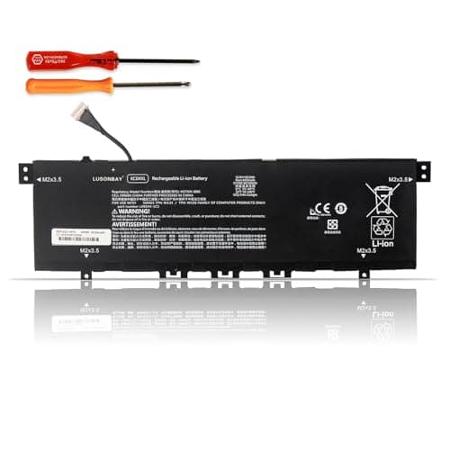 Image of KC04XL Laptop Battery Replacement for HP Envy X360 13-AG 13M-AQ 13-AR 13-AH 13-AQ 13-AQ0010TU 13-AH0010TX HSTNN-DB8P HSTNN-IB8K L08544-1C1 L08544-2B1 TPN-W133 TPN-W136 L08496-855 15.4V 53.2Wh 3454mAh