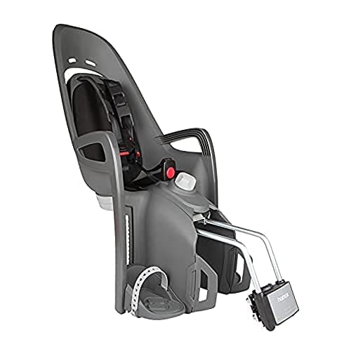 Image of HAMAX Zenith Relax Frame Mounted Child Bike Seat - Grey/Black