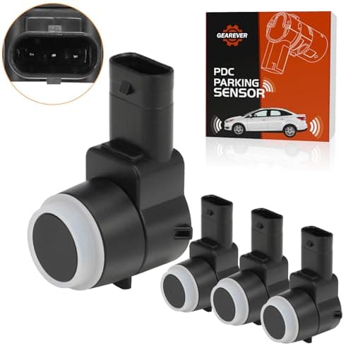 Image of GEAREVER Parking Sensor PDC Sensor Parking Assistant Rear Front Compatible with Mercedes-Benz C-Class W203 W204 T-Model S203 S204 E-Class W211 W212 M-Class W166 2215420417, Pack of 4