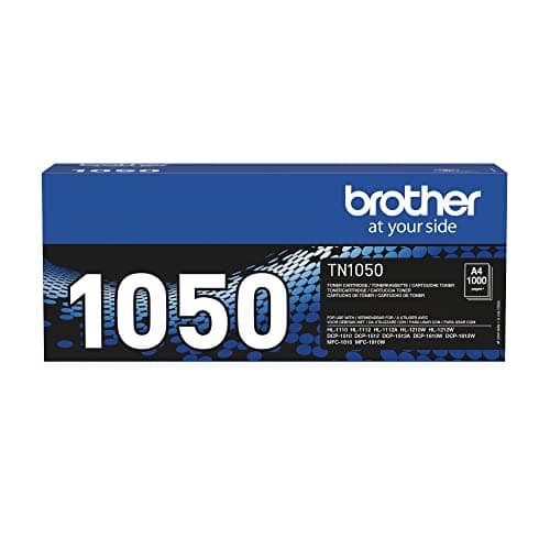 Image of Brother TN-1050 Toner Cartridge, Black, Single Pack, Standard Yield, Includes 1 x Toner Cartridge, Genuine Supplies