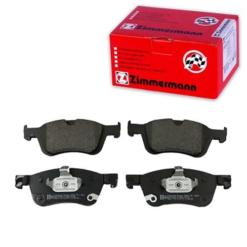 Image of ZIMMERMANN 26594.175.1 Front Brake Pad Set with Wear Warning Contact Photo Corresponds to Box Contents Compatible with Mercedes Benz Citan II Box Truck 420