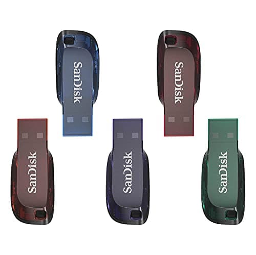 Image of SanDisk Cruzer Blade 32GB USB 2.0 Flash Drive - 5 pack