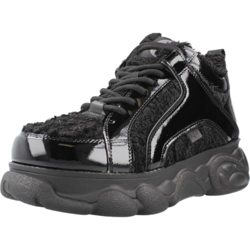 Image of Buffalo Cld Corin Warm - Black Faux Leather, black, 4 UK