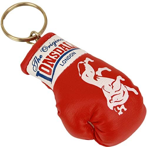 Image of Lonsdale Keychain, Red & Black Boxing Glove, Unisex-Adults