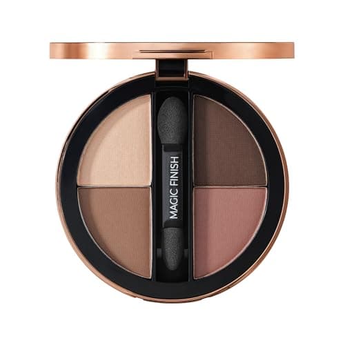 Image of M. Asam MAGIC FINISH Satin Eyeshadow Collection No.1 (4 x 2,25g) – Eyeshadow Palette With Hyaluronic Acid, Silky Eye Make-Up For Every Look, Long-Lasting With Intense Colors & Satin Finish