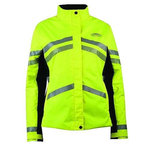 Image of Weatherbeeta Reflective Heavy Padded Waterproof Jacket, Hi Vis Yellow, Adults S