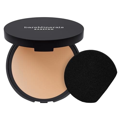 Image of bareMinerals BAREPRO 24HR Skin-Perfecting Powder Foundation - Matte Pressed Powder Foundation Full Coverage with Plant-Based Squalene, Talc-Fee Pressed Powder Compact, Oil Control, Vegan