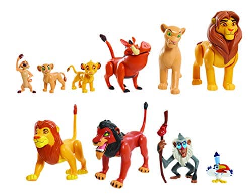 Image of JP Lion King LNN08000 The Lion King Deluxe Simba Figure Set, Nylon/A