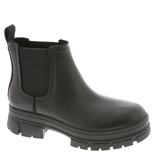 Image of UGG Boy's Unisex Kids Ashton Chelsea Boot, Black, 7 UK Child