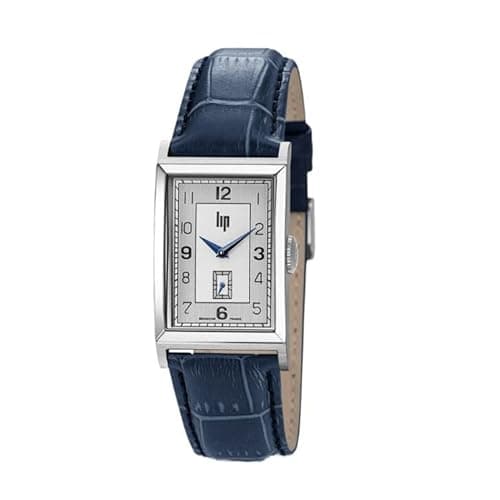 Image of Lip T24 Churchill Wrist Watch - Blue Leather Strap