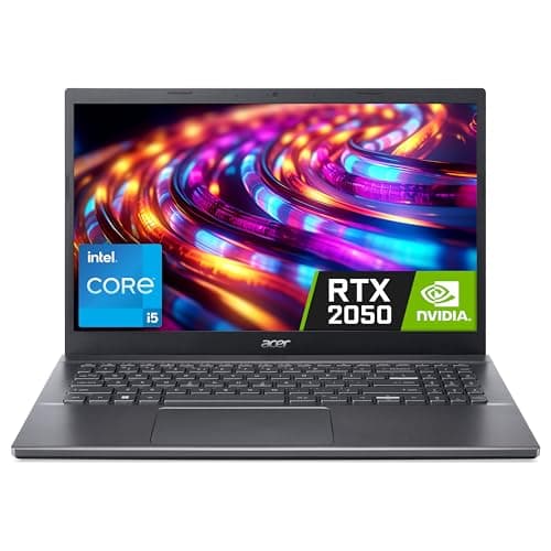 Image of acer Aspire 5 A515-57G Laptop - Intel Core i5-1235U, 16GB, 512GB SSD, NVIDIA GeForce RTX 2050 4G, 15.6 Inch Full HD, Windows 11, Iron