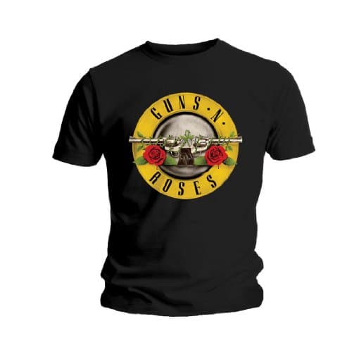 Image of Guns N Roses Unisex Classic Logo Short Sleeve T-Shirt, Black, X-large