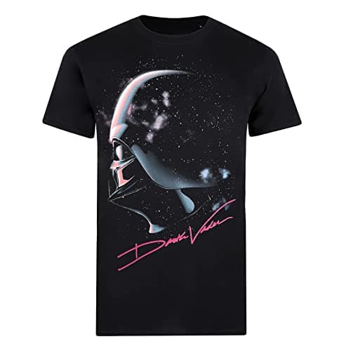 Image of Cotton Soul Star Wars Darth Vader Signature Unisex T Shirt, Black, XX-Large