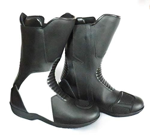 Image of Motorbike Touring Colo Leather Shoes White/9