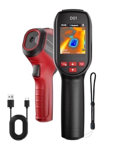 Image of HIKMICRO D01 Thermal Camera, 240x240 Super Resolution, SuperScene Smart Scene Recognition, 96x96 IR Resolution Therma Imaging Camera, 3350mAh for 11hrs Battery Life, Photo and Video Recording, 50° FOV