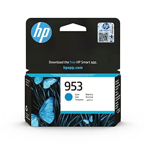 Image of HP F6U12AE 953 Original Ink Cartridge, Cyan, Pack of 1