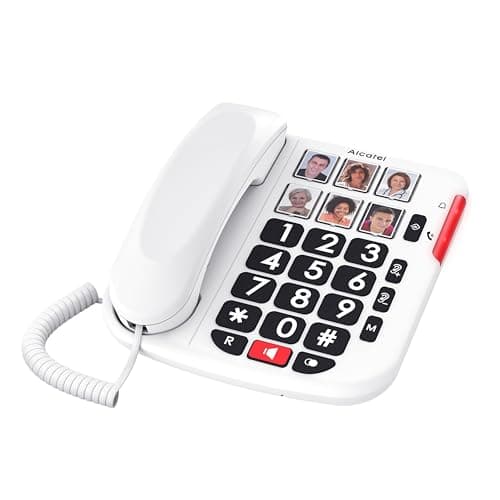 Image of ALCATEL TMAX 10+ Landline Telephone Senior - Large Keys - Audio Boost - Keys with Photos - Hands-Free -Call Indicator Light- Loud Ringer - Hearing Aid Compatible