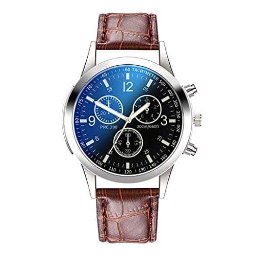 Image of Quartz Watch Stainless Luxury Dial Steel Casual Watch Bracele Watches Men's Watch Women Watch And Bracelet Set (D, One Size)