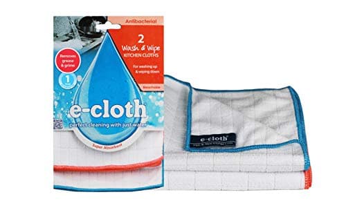 Image of E-Cloth Two Wash and Wipe Kitchen Cloths