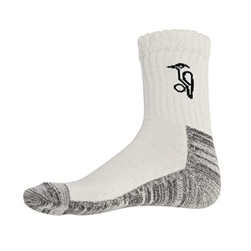 Image of Kookaburra Men's Cricket Socks, Cream, Medium Size 4 to 7 UK