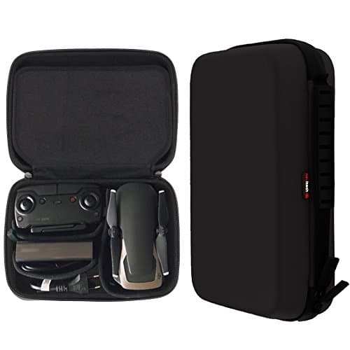 Image of Navitech Black Waterproof Shockproof Drone Case Compatible With The HUBSAN X4 Plus H107P Quadcopter (Black)