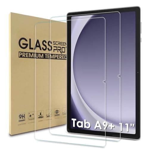 Image of WD&CD 2 Pack Screen Protector Compatible with Samsung Galaxy Tab A9+ 11 Inch, Tempered Glass Film Replacement for Samsung Galaxy Tab A11 Plus【Anti Scratch 】【Anti Bubble】【High Definition】