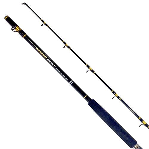 Image of FLADEN Fishing - WARBIRD BOAT Carbon Fishing Rod - 2 Piece Quality All Rounder for Sea and Marine Fishing Rod (15-30lbs Class) 6.4ft / 195cm [12-00195]