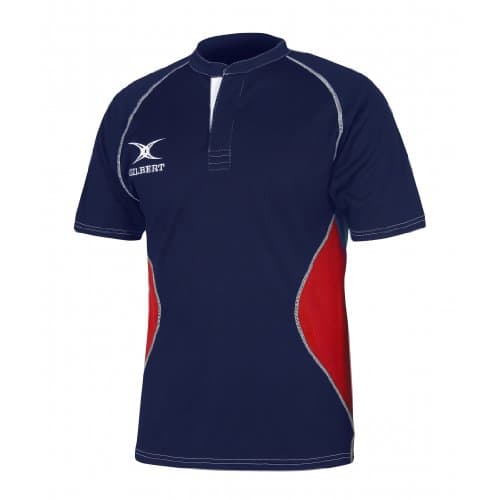 Image of Gilbert Mens XactV2 Shirt 99 Navy/red XS
