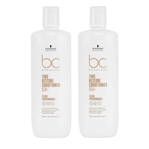 Image of Schwarzkopf DOUBLE BC Bonacure Time Restore Conditioner 1000ml