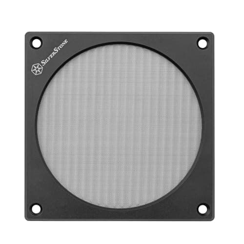 Image of Silverstone Technology - FF127 200°C / 394°F Rated 120mm Magnetic Fan Grille and Filter Kit - SST-FF127B