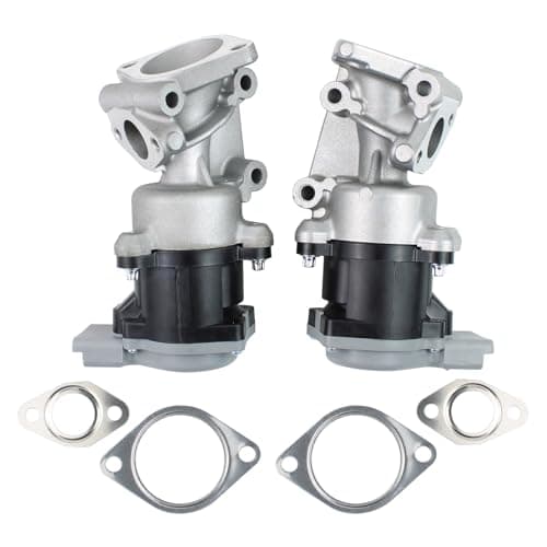 Image of HouYeen Front Right and Left EGR Valve Includes Sealed Gasket for Cit-Roen C5 mk3 C6 Ja-guar S Type mk2 XF mk1 XJ LAN-d Ro-ver Discovery 3 4 Range Rover Sport 1 Peu-geot 407 607 2.7 D HDI TD