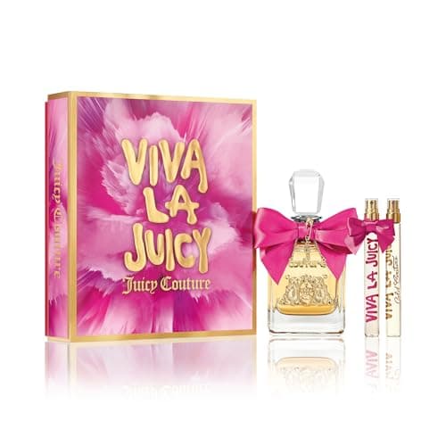 Image of Juicy Couture - Viva la Juicy Perfume Eau de Parfum 3-Piece Set, Sweet Fragrance with Vanilla, Jasmine, Caramel, Irresistible Women's Perfume, Long-Lasting Eau de Parfum For Women for Day & Night
