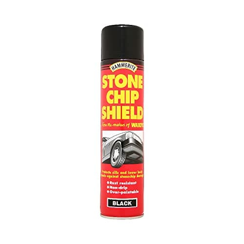 Image of Hammerite 5092832 Stone Chip Shield Black 600ml (Aerosol)