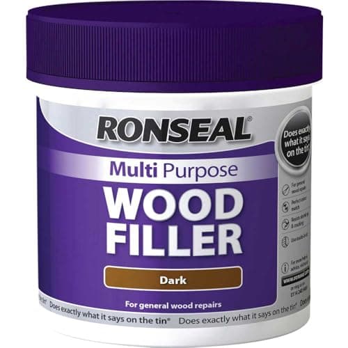 Image of Ronseal MPWFD465 465 g Multi-Purpose Wood Filler Tub - Dark
