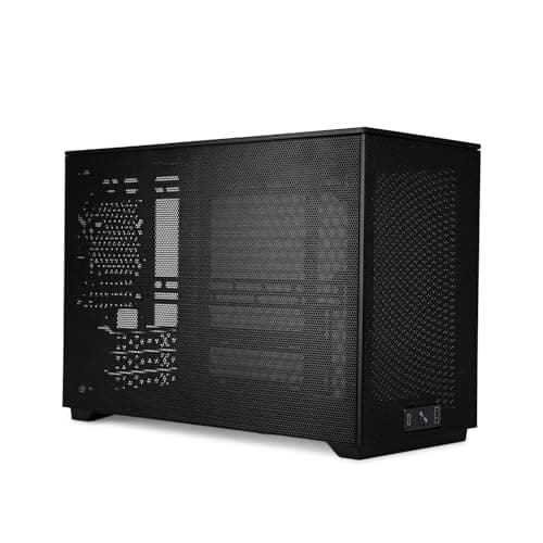 Image of SSUPD Meshroom D Mini-ITX Small Form Factor (SFF) Case - Full Mesh Side Panel - Tool-Free and Easy Accessibility (Charcoal Black) (Black Variant B)